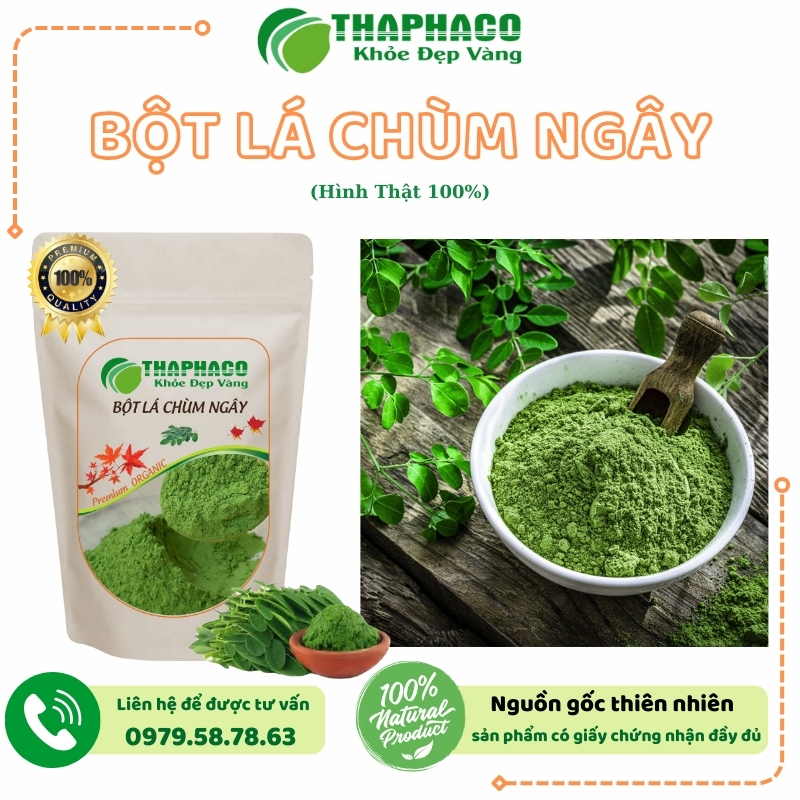 Mua bột lá chùm ngây nguyên chất tại TP.HCM