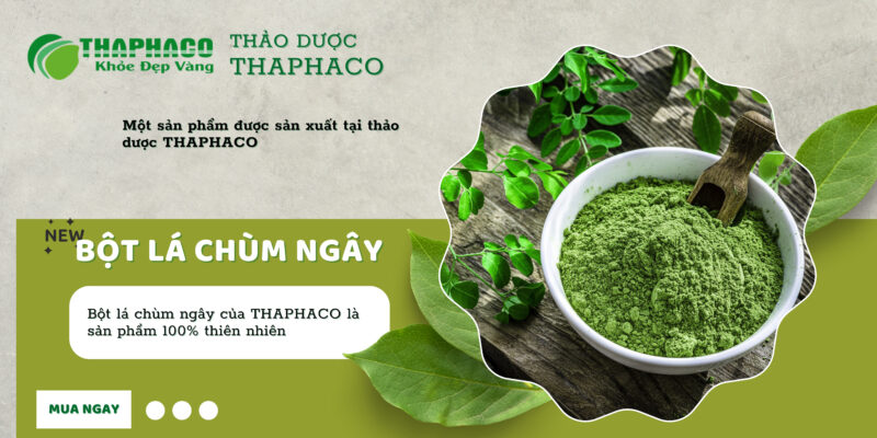 Bột lá chùm ngây nguyên chất