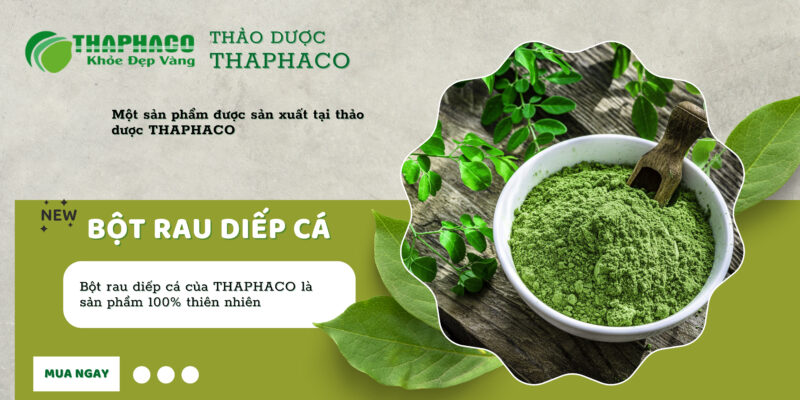 Bột rau diếp cá nguyên chất