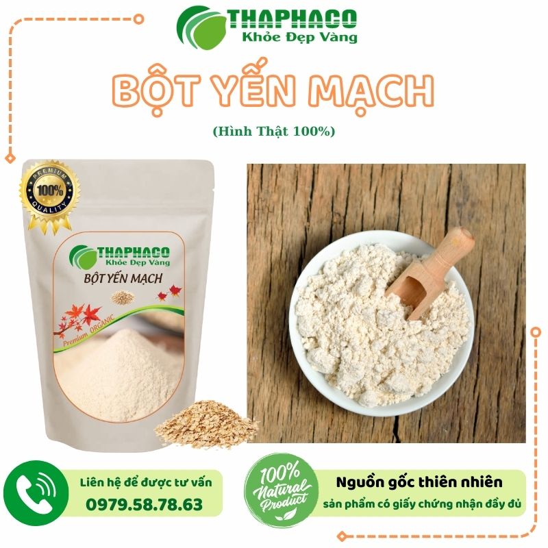 Địa chỉ bán bột yến mạch nguyên chất tại TP.HCM