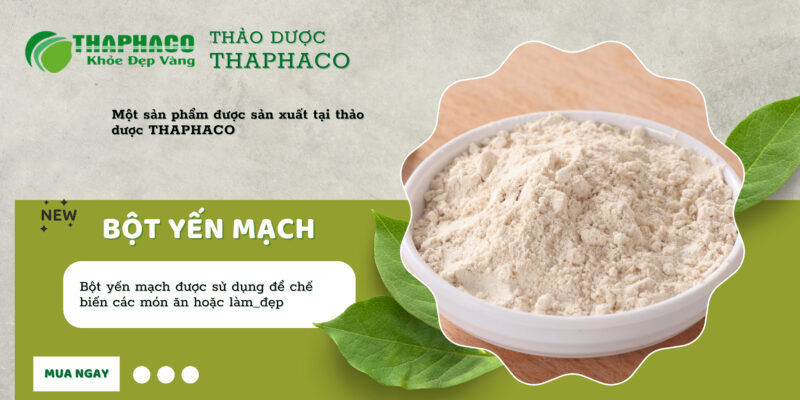Bột yến mạch nguyên chất tại TP.HCM