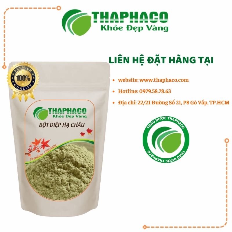 Bao bì Bột Lá Diệp Hạ Châu