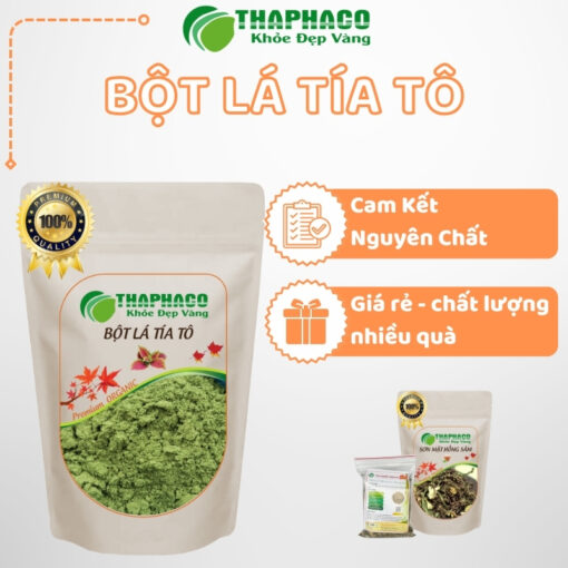 Địa Chỉ Bán Bột Lá Tía Tô Nguyên Chất Tại TP.HCM