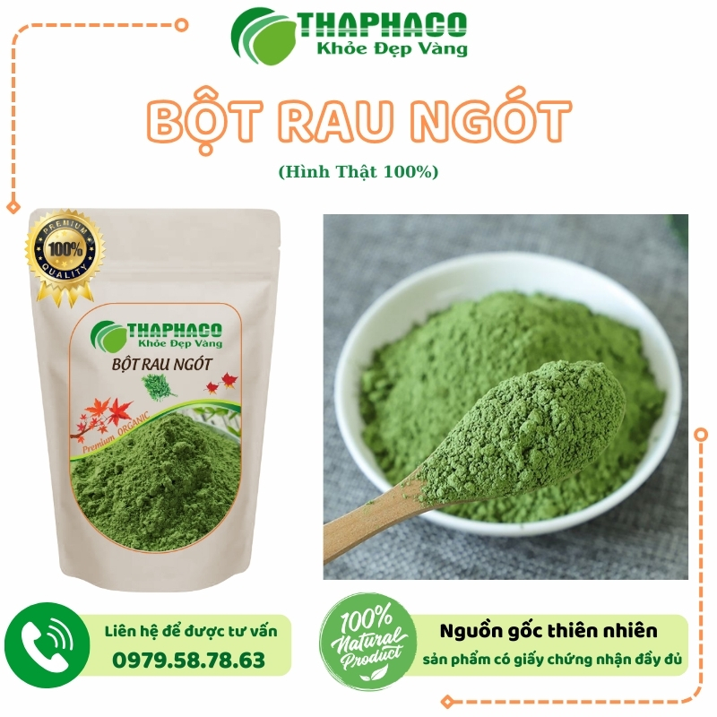 Bao bì bột rau ngót