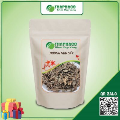 Bài thuốc dân gian hỗ trợ điều trị từ hương nhu sấy khô