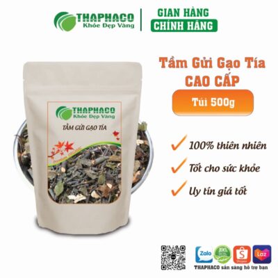 Bài thuốc ngâm rượu tầm gửi gạo tía bổ dưỡng