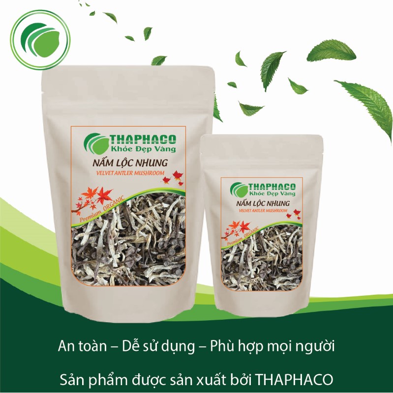 Nấm Lộc Nhung Sấy Khô Của Thảo Dược THAPHACO