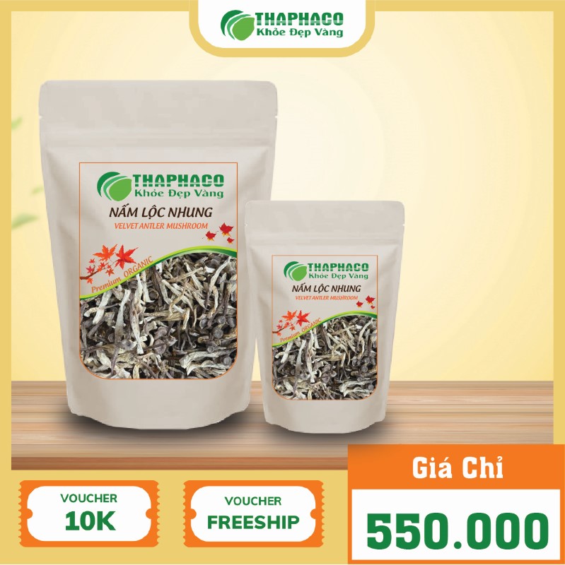 Hướng dẫn sử dụng nấm lộc nhung sấy khô của THAPHACO