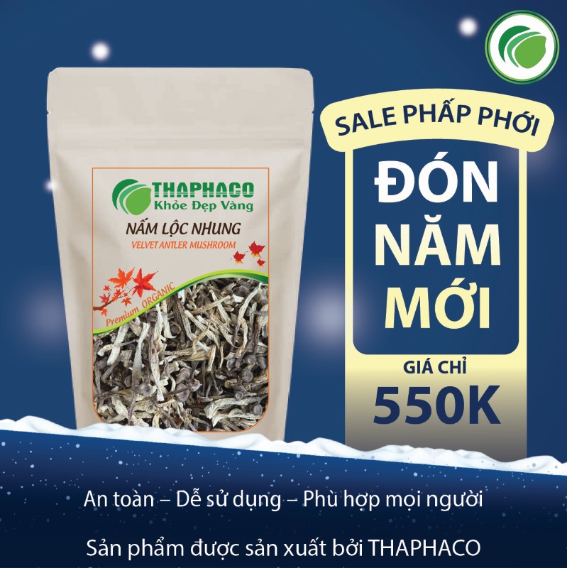Nấm lộc nhung sấy khô giúp cải thiện sinh lực phái mạnh