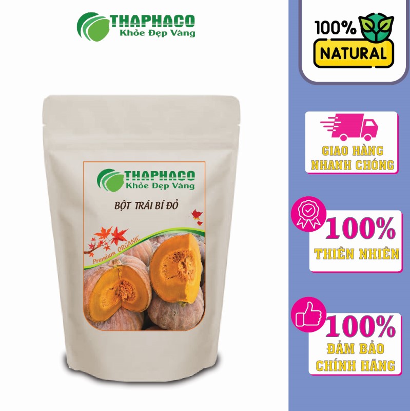 Bột Trái Bí Đỏ Thaphaco Cam Kết Chất Lượng Vàng