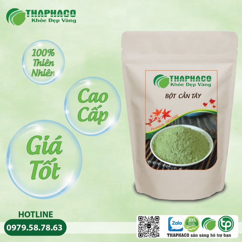 Bột cần tây hỗ trợ hệ tiêu hóa khỏe mạnh, ngăn ngừa táo bón