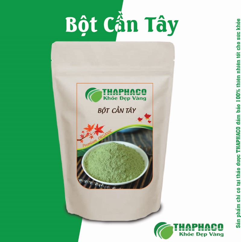 Bột cần tây giúp cơ thể loại bỏ độc tố, hỗ trợ chức năng gan và thận