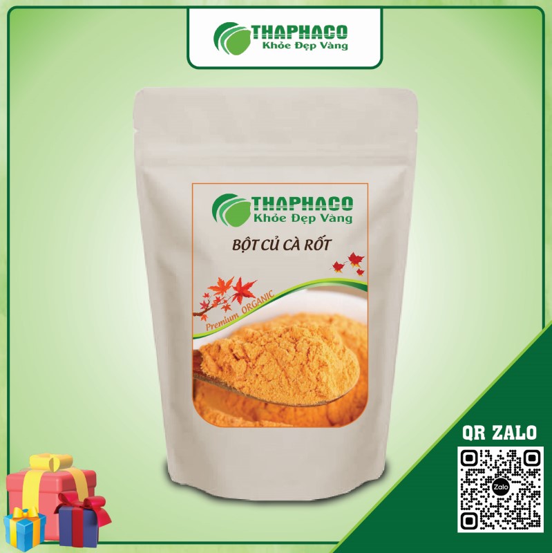 Bột cà rốt Thaphaco là bí quyết cho làn da rạng rỡ