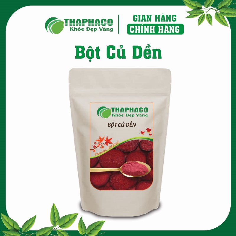 Bột củ dền Thaphaco được chế biến từ củ dền tươi nguyên chất