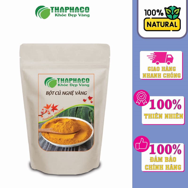 Thaphaco cam kết Bột Củ Nghệ Vàng nguyên chất 100%