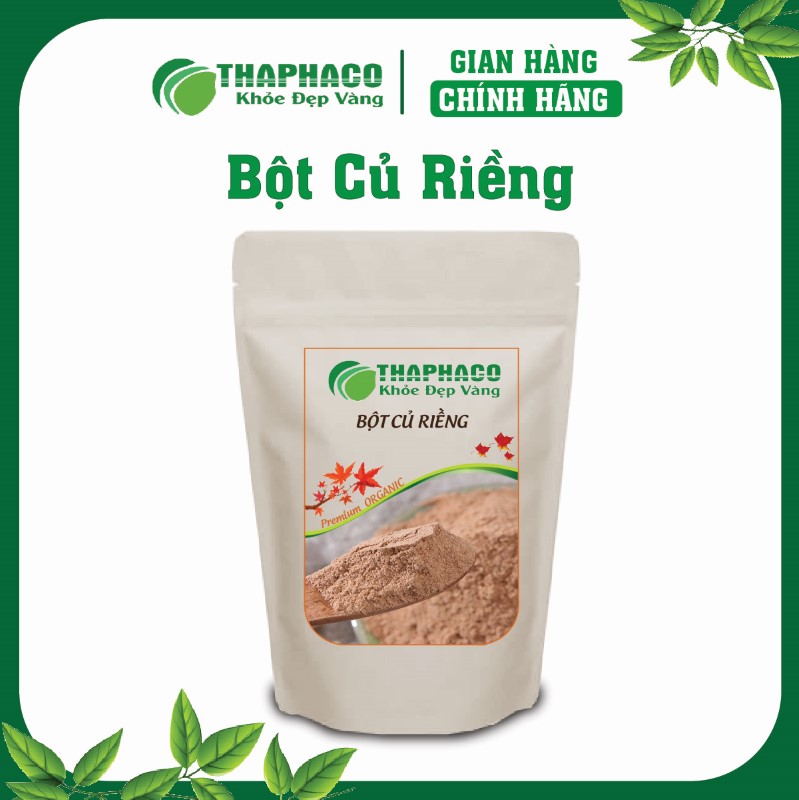 Bột củ riềng là sản phẩm tinh chế từ củ riềng tươi