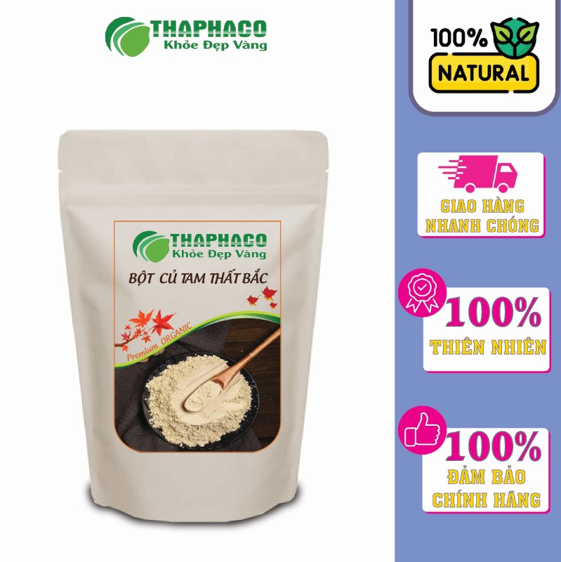 Bột Củ Tam Thất Bắc Sạch, Nguyên Chất Từ Thaphaco