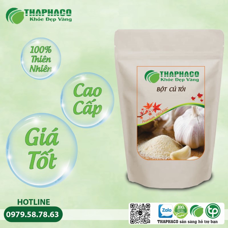 Bột củ tỏi có giá thành ưu đãi chỉ 300.000 VNĐ