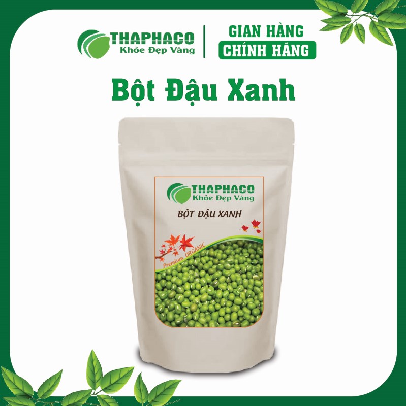 Bột đậu xanh là sản phẩm từ hạt đậu xanh khô, nghiền mịn