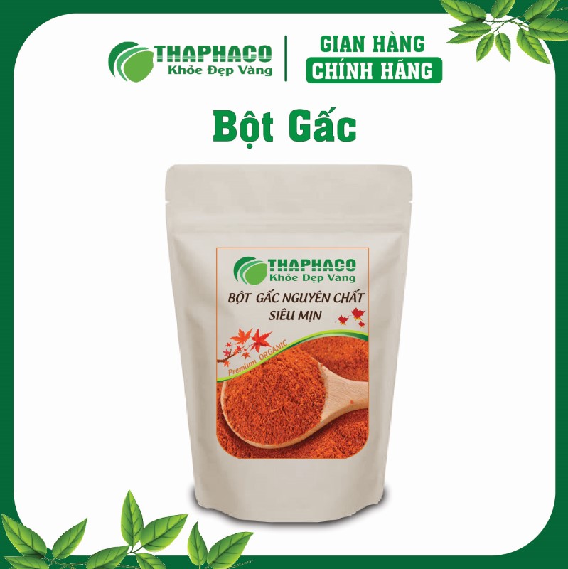 Bột Gấc là sản phẩm tinh túy từ quả gấc tươi chọn lọc