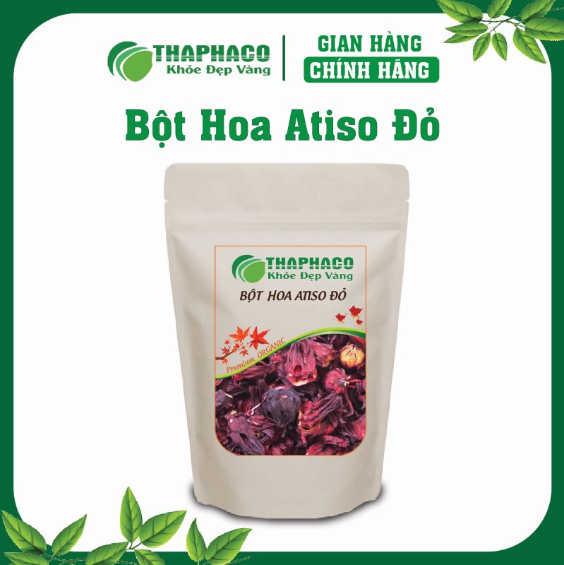 Bột Hoa Atiso Đỏ được chế biến từ đài hoa của cây Atiso Đỏ