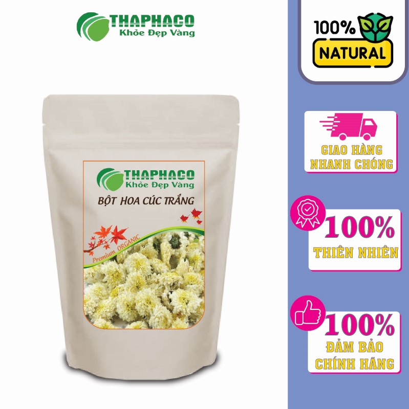 Thaphaco cam kết mang đến Bột Hoa Cúc Trắng nguyên chất 100%