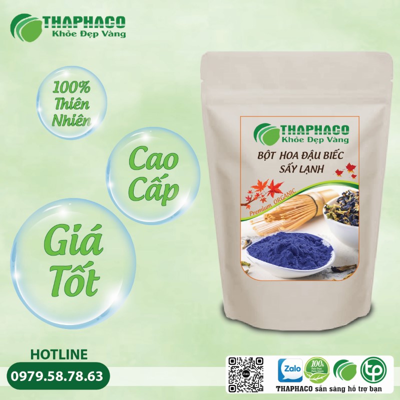 Bột hoa đậu biếc Thaphaco có giá ưu đãi chỉ 750.000đ/kg