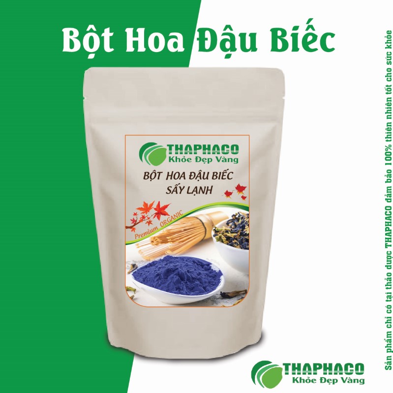Một số bài thuốc hỗ trợ sức khỏe từ bột hoa đậu biếc