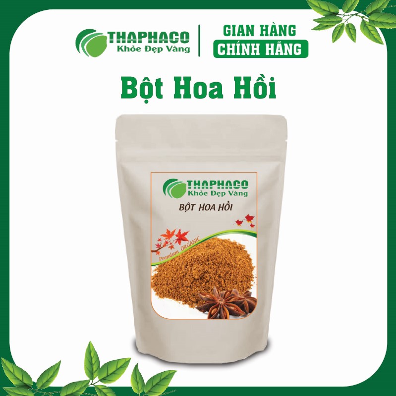 Bột Hoa Hồi là sản phẩm từ quả hồi khô, được nghiền mịn