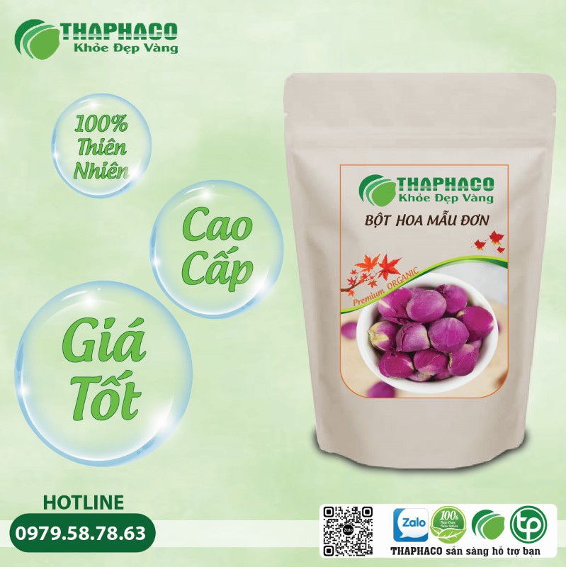 Bột Hoa Mẫu Đơn Nguyên Chất Từ Thaphaco Có Giá Chỉ 600.000 VNĐ