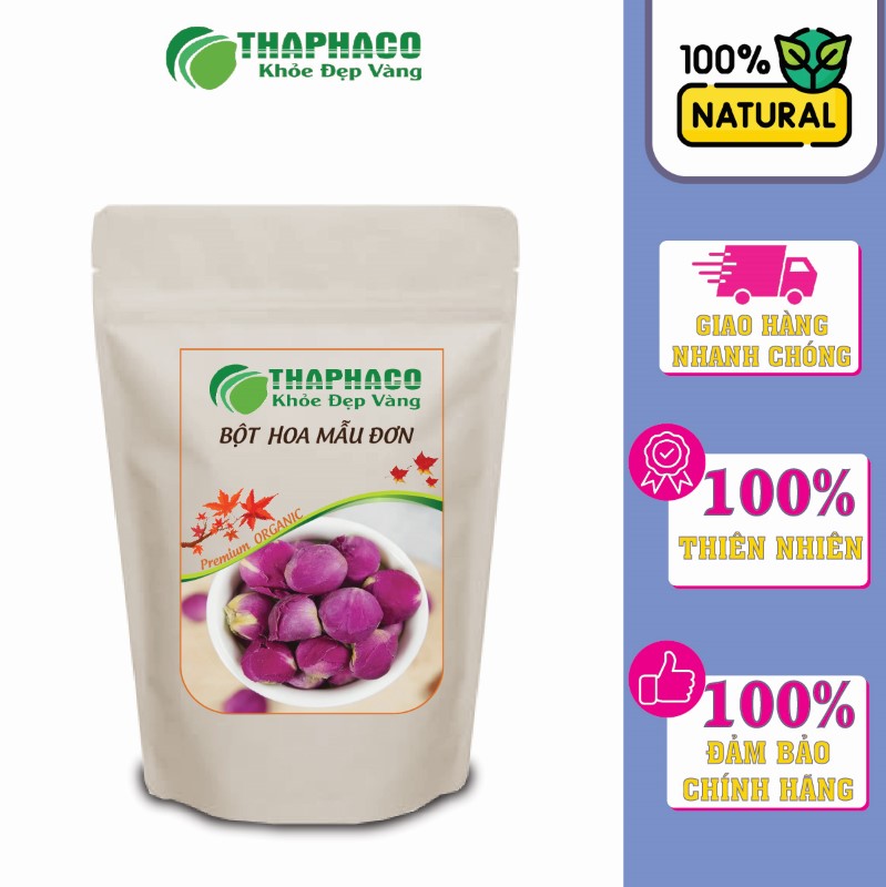 Bột Hoa Mẫu Đơn SẠCH, Nguyên Chất Từ Thaphaco