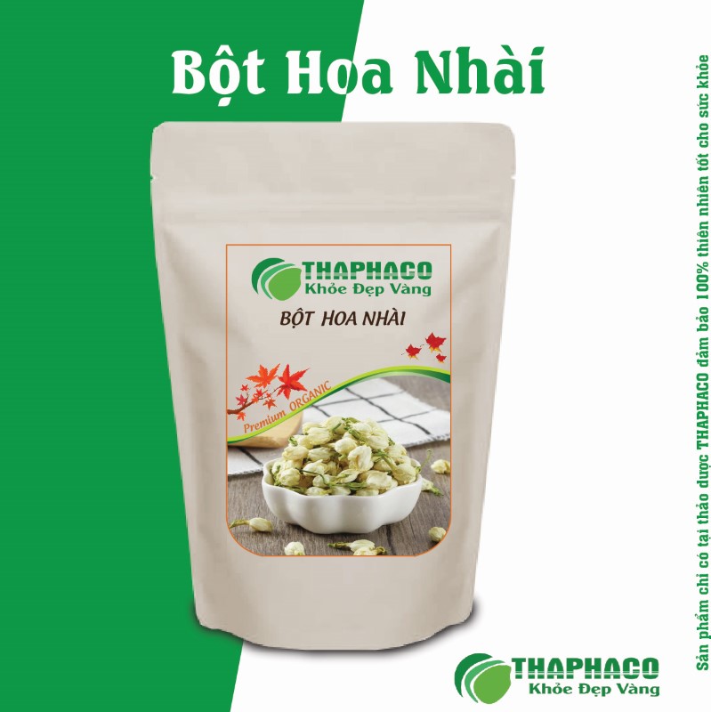 Kết hợp bột hoa nhài vào sữa chua, kem, sinh tố