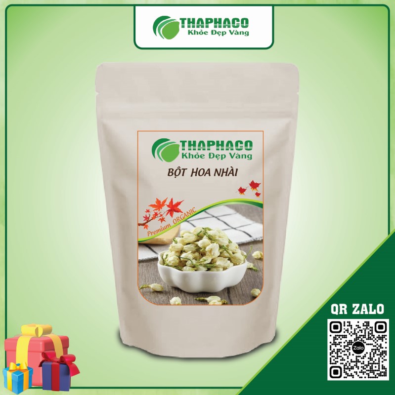 Bột hoa nhài kích thích tiêu hóa, giảm đầy hơi, khó tiêu và hỗ trợ thanh lọc cơ thể