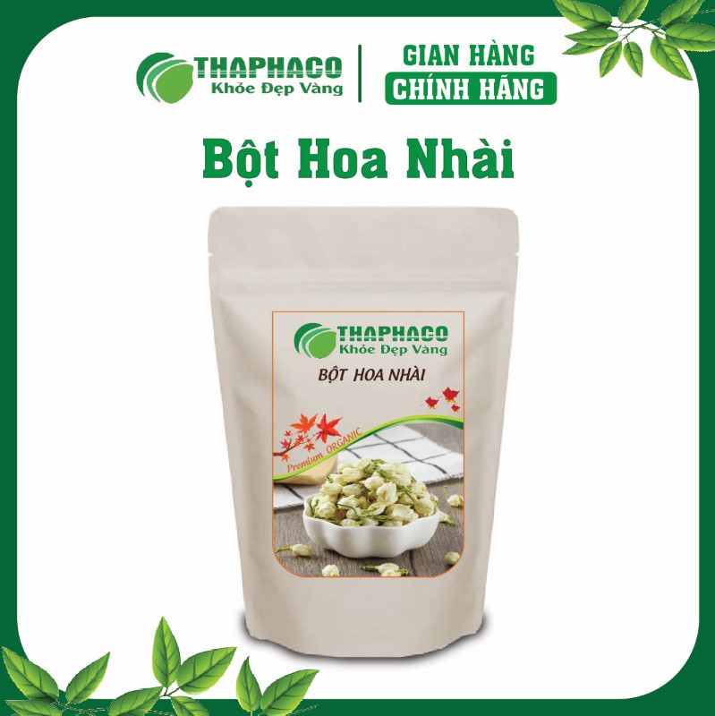 Bột hoa nhài là sản phẩm từ hoa nhài tươi sấy khô và nghiền mịn