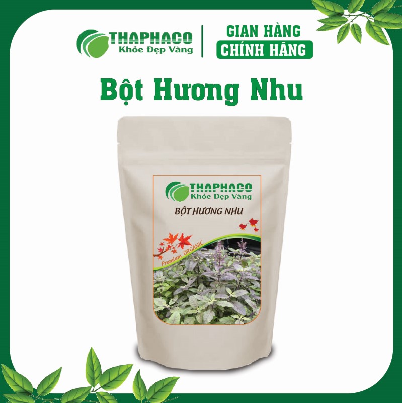 Bột Hương Nhu được chế biến từ cây Hương Nhu tía hoặc trắng