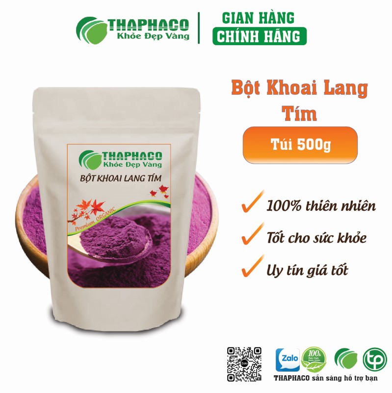 Bột khoai lang tím giúp ổn định đường huyết và ngăn ngừa tiểu đường 