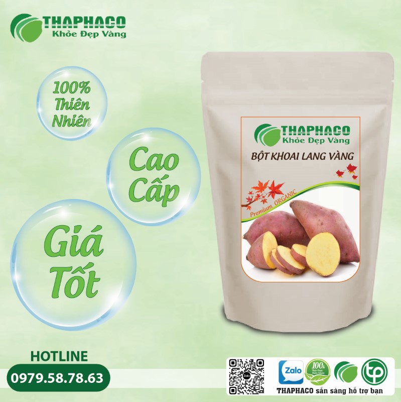 Những lưu ý quan trọng khi dùng Bột Khoai Lang Vàng