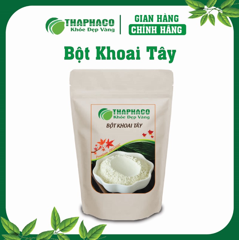 Bột khoai tây là sản phẩm tự nhiên, chế biến từ củ khoai tây tươi