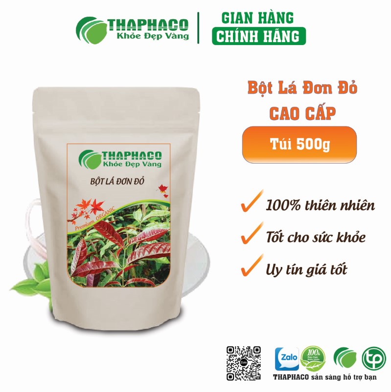 Bột Lá Đơn Đỏ giải quyết các vấn đề về da như mụn nhọt, rôm sảy, mẩn ngứa