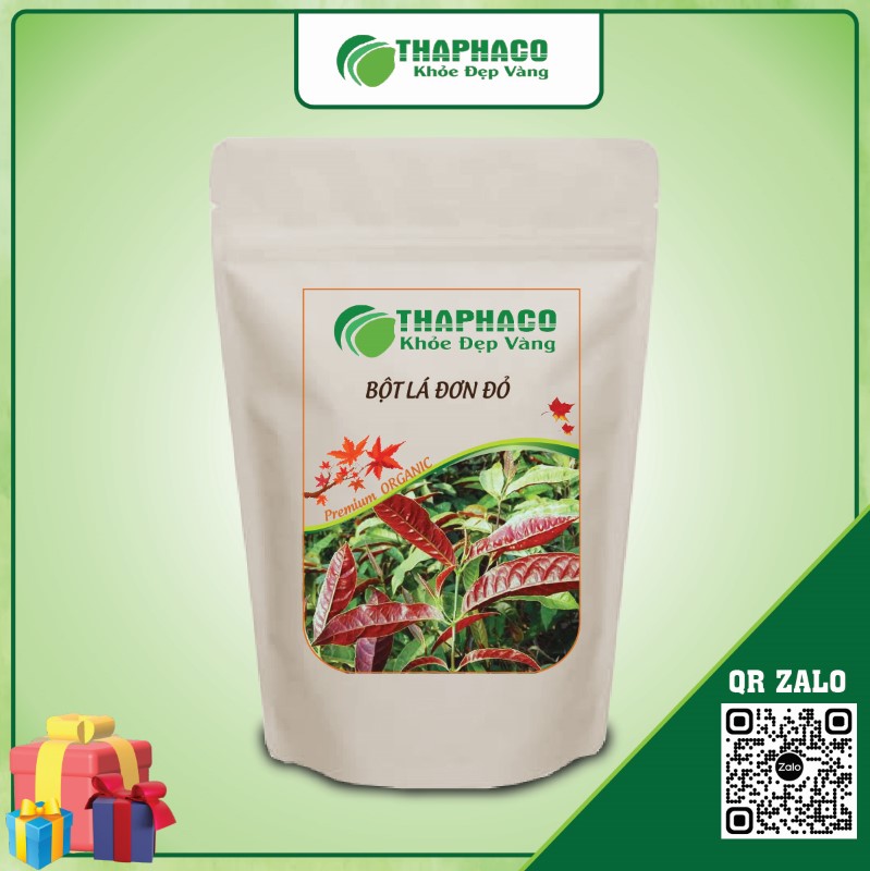 Bột Lá Đơn Đỏ có khả năng thanh nhiệt, giải độc cơ thể