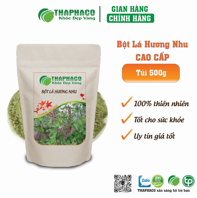 Bột Lá Hương Nhu có khả năng kháng khuẩn, chống viêm