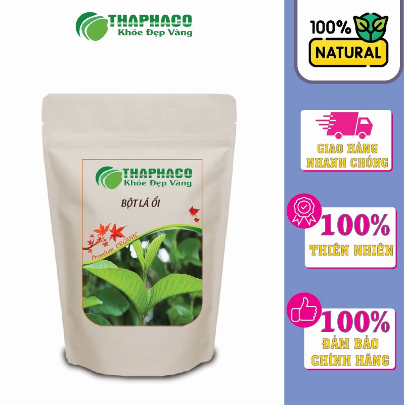 Bột lá ổi Thaphaco sạch, nguyên chất, sản xuất đạt chuẩn GMP