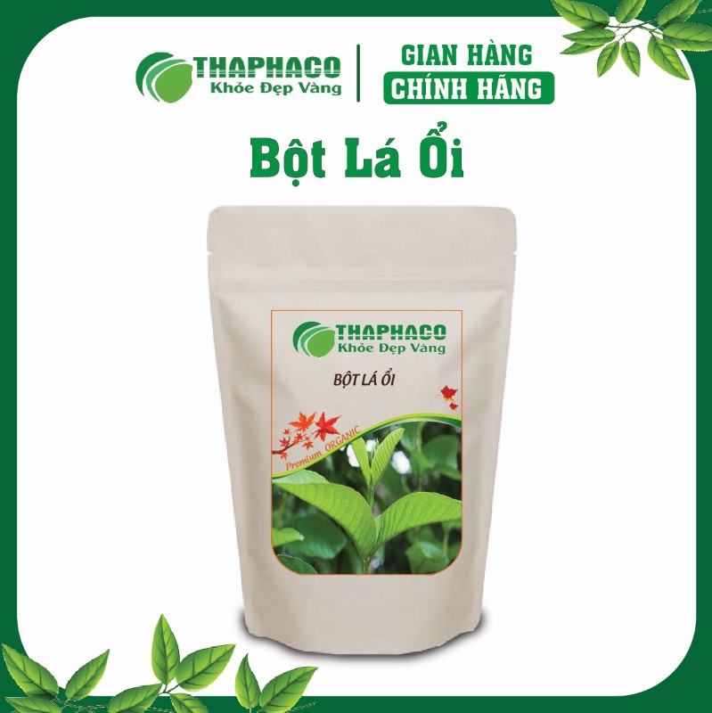 Bột lá ổi là sản phẩm tự nhiên chế biến từ lá ổi tươi, giữ trọn dưỡng chất