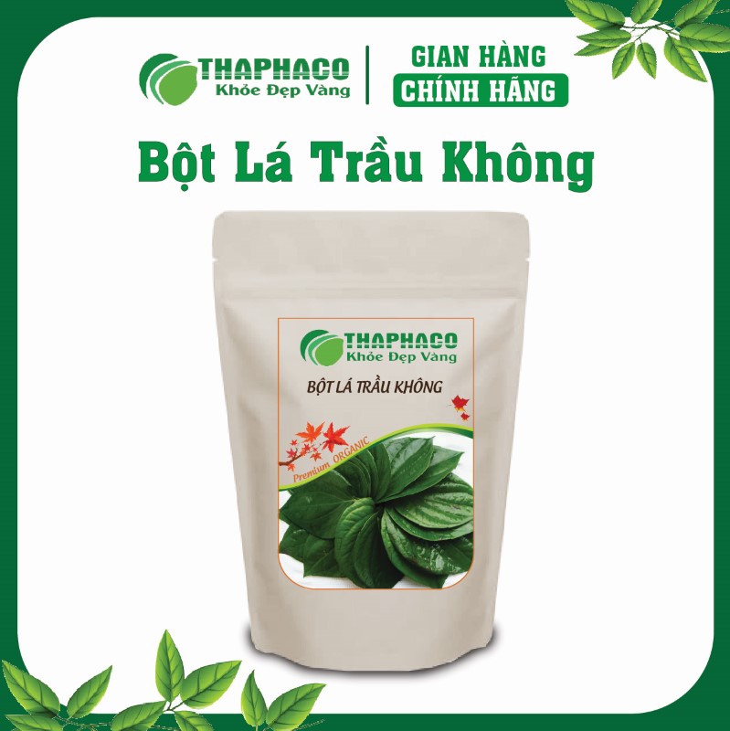 Bột lá trầu không là bột mịn được nghiền từ lá trầu không tươi
