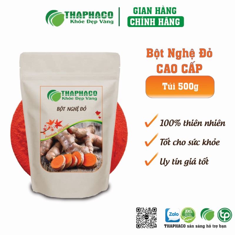 Curcumin trong nghệ đỏ là chất chống oxy hóa mạnh, bảo vệ tế bào khỏi gốc tự do