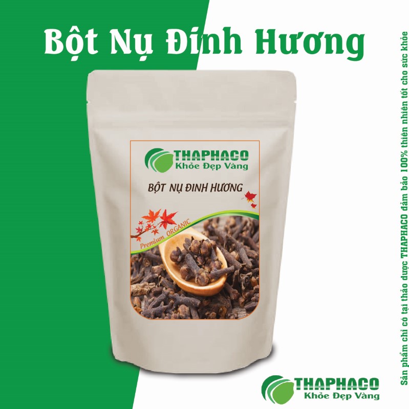 Bột Nụ Đinh Hương có thể dùng ngoài da để súc miệng giảm hôi miệng