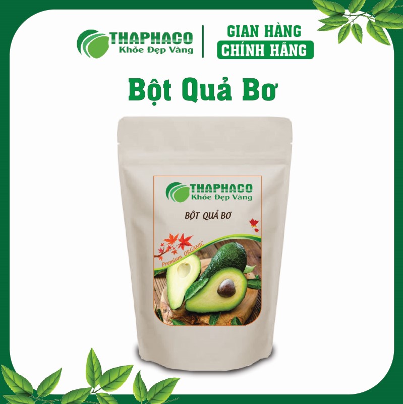 Bột Quả Bơ được chế biến từ quả bơ tươi nguyên chất