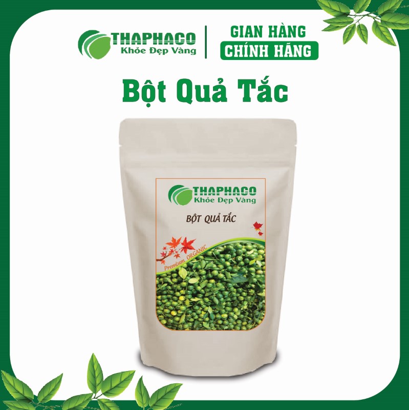 Bột quả tắc là sản phẩm tự nhiên tinh khiết, được chế biến từ trái tắc tươi