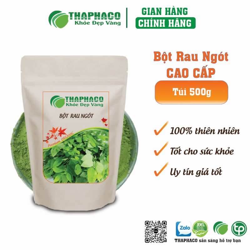 Bột rau ngót cung cấp dưỡng chất giúp làn da sáng mịn, giảm mụn