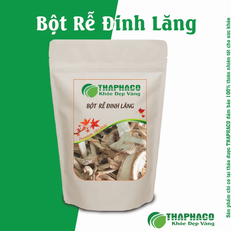 Các bài thuốc dân gian ứng dụng Bột Rễ Đinh Lăng